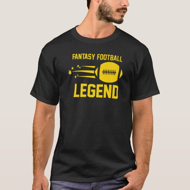 Fantasy Football Legend Draft Party Kit Trophäe T-Shirt (Vorderseite)
