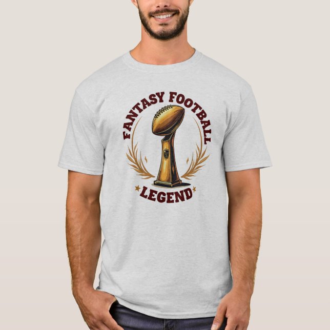 Fantasy Football Legend Trophy T-Shirt (Vorderseite)