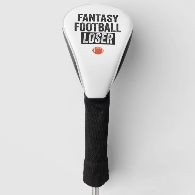 Fantasy Football Loser Fantasy Football Geschenk Golf Headcover (Vorderseite)