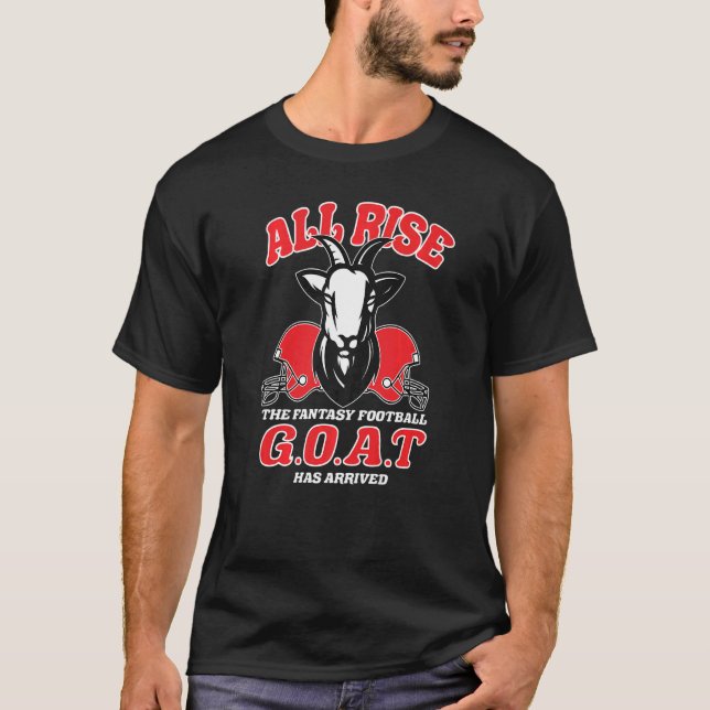 Fantasy Football Racing G O A Draft Party T-Shirt (Vorderseite)