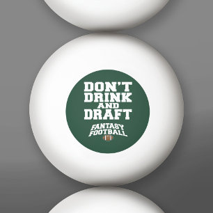 Fantasy Football - Trinken Sie nicht und entwerfen Tischtennisball
