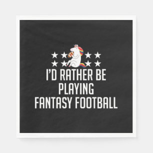 Fantasy Football Unicorn spielen Serviette