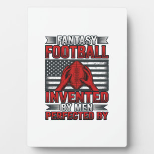 Fantasy Football Vintage Basketball Flag-Shirt-Des Fotoplatte