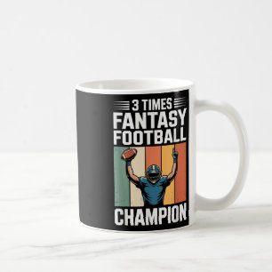Fantasy-Football-Witzbold 3-facher Meister Kaffeetasse