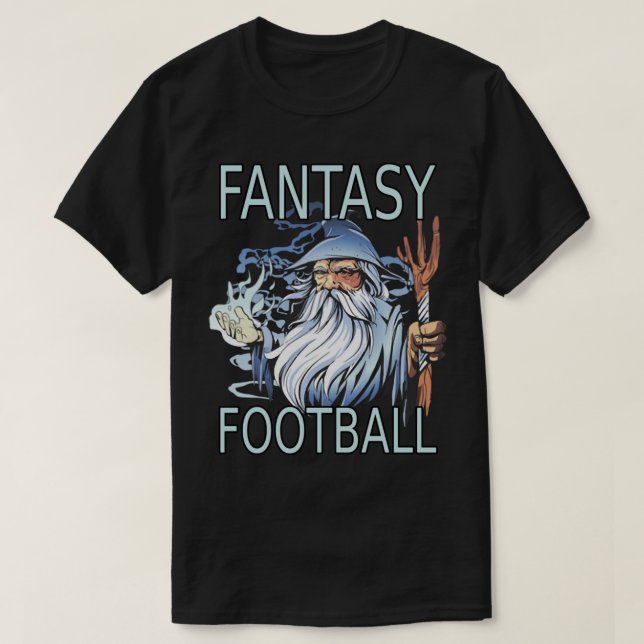 Fantasy Football Wizard T-Shirt (Design vorne)