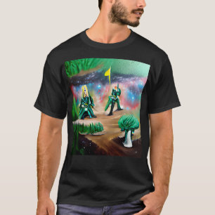 Fantasy forest Ashtar Galactic Command T-Shirt