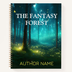 Fantasy Forest Book Cover Inspiration Notebook Notizbuch