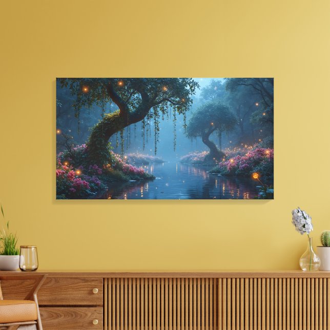 Fantasy Forest Leinwand Art (Insitu (Wohnzimmer))