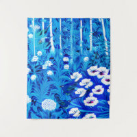 Fantasy Forest mit Blume und Vögeln