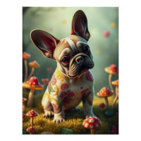 Fantasy French Bulldog Puppy Art