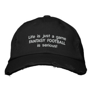 FANTASY FUSSBALLHut bestickt Bestickte Baseballkappe