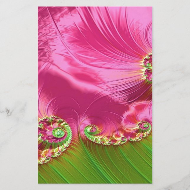 Fantasy Garden Briefpapier (Vorderseite)