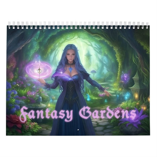 Fantasy Gardens Kalender (Titelbild)