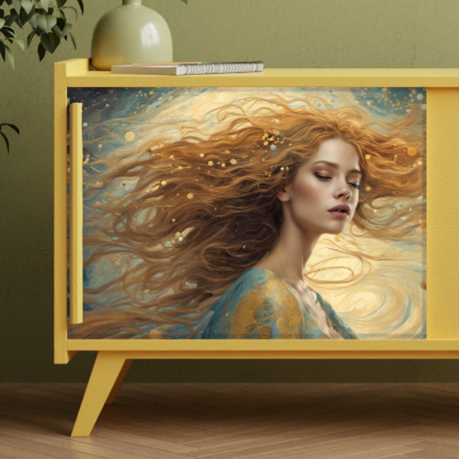 Fantasy Girl Decoupage Seidenpapier (Von Creator hochgeladen)