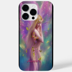 Fantasy Girl lila rosa Goldbarren Schmetterling 3 Case-Mate iPhone 14 Pro Max Hülle