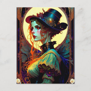 fantasy girl postkarte