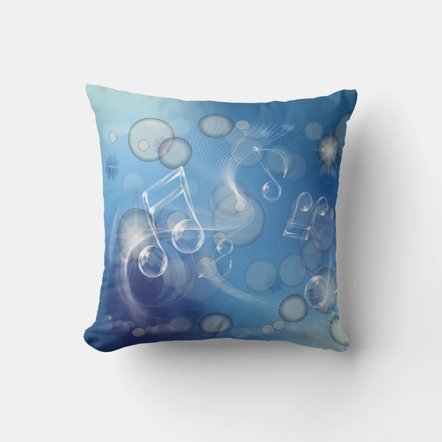 Fantasy Glass Musiknoten American MoJo Kissen (Vorderseite)