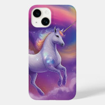 Fantasy Glitzer Rainbow Unicorn Kosmische Wolken