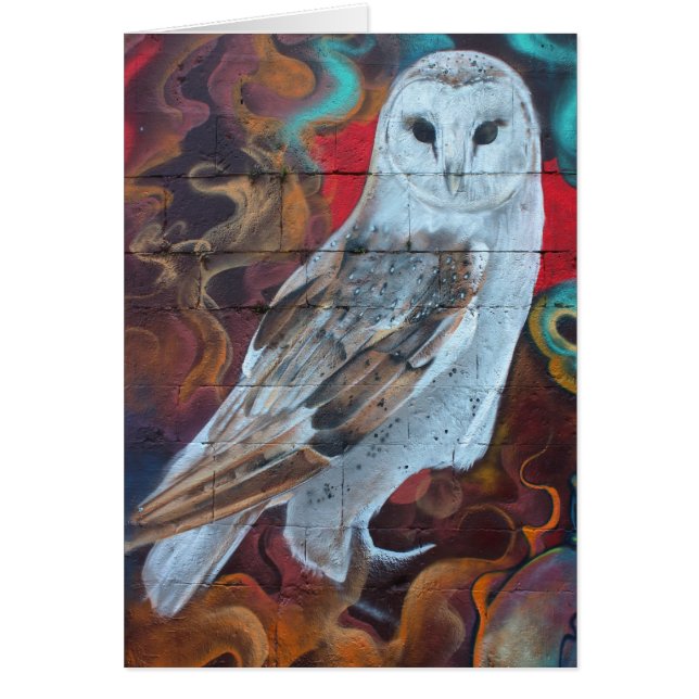 Fantasy Graffiti Snowy Owl (Vorne)