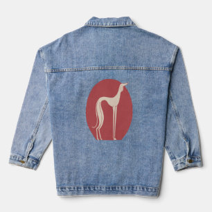 Fantasy Greyhound 1928 für Hunde Liebhaber Jeansjacke