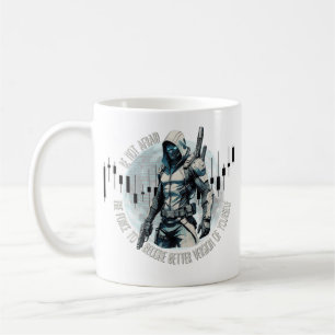Fantasy-Handelsdesign Cyberpunk Selbstwachstum Kaffeetasse