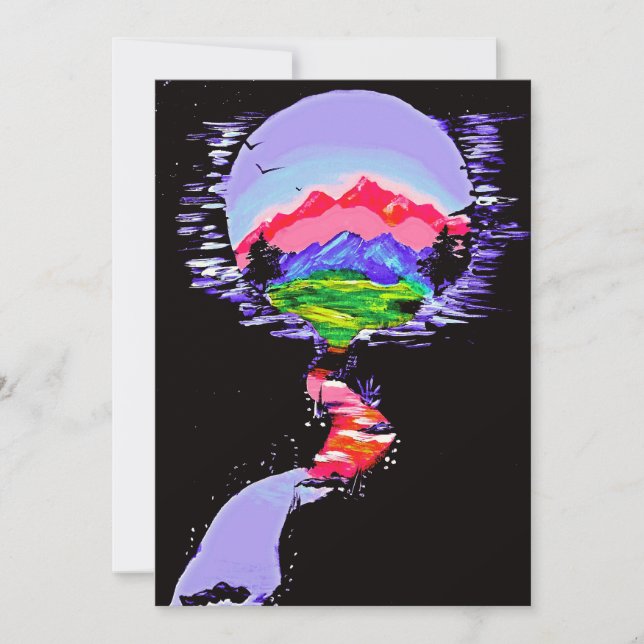 "Fantasy Haven"-Urlaubskarte Feiertagskarte (Vorderseite)