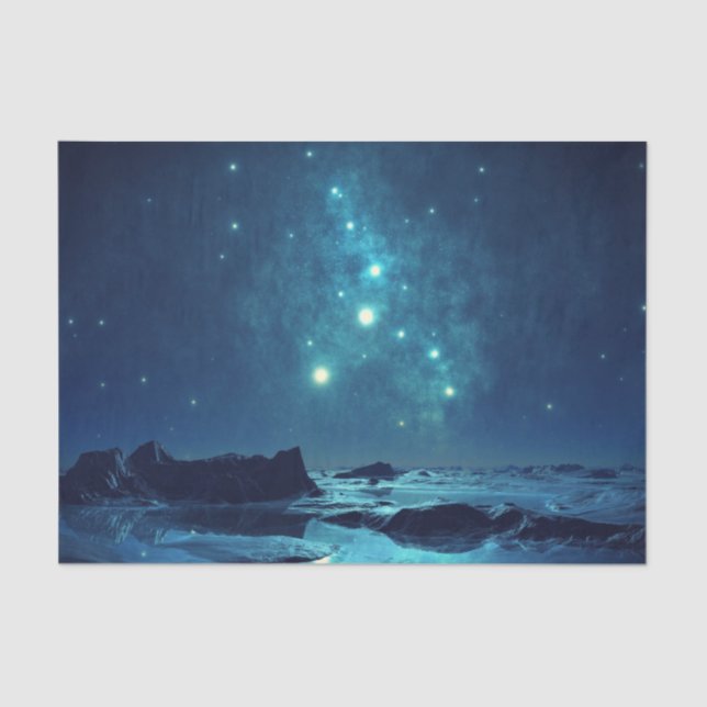 Fantasy Himmlisch Night Decoupage Tissue Seidenpapier (Vorderseite)