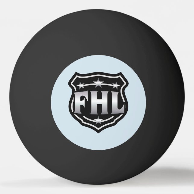 Fantasy Hockey Draft Pick Lottery Balls Tischtennisball (Vorderseite)