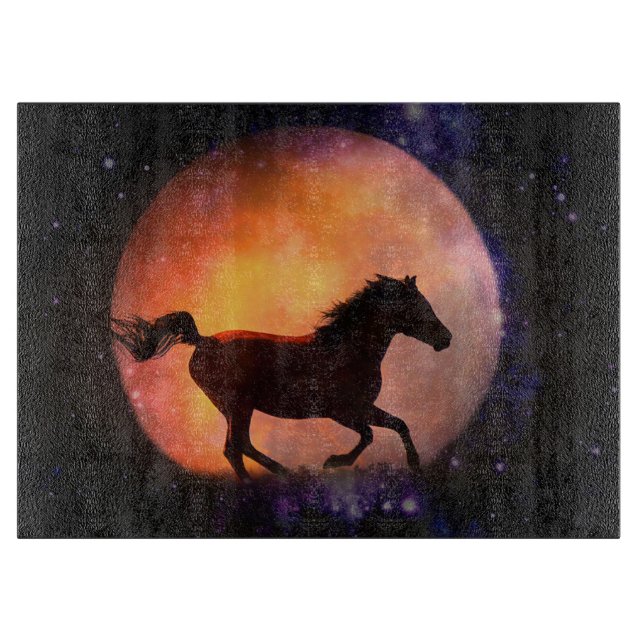 Fantasy Horse Kitchen Cutting Board Schneidebrett (Vorderseite)