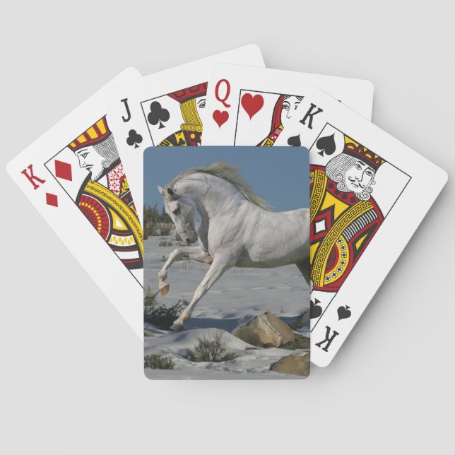 Fantasy Horses: Snow King Spielkarten (Rückseite)