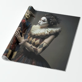 fantasy illustration geschenkpapier