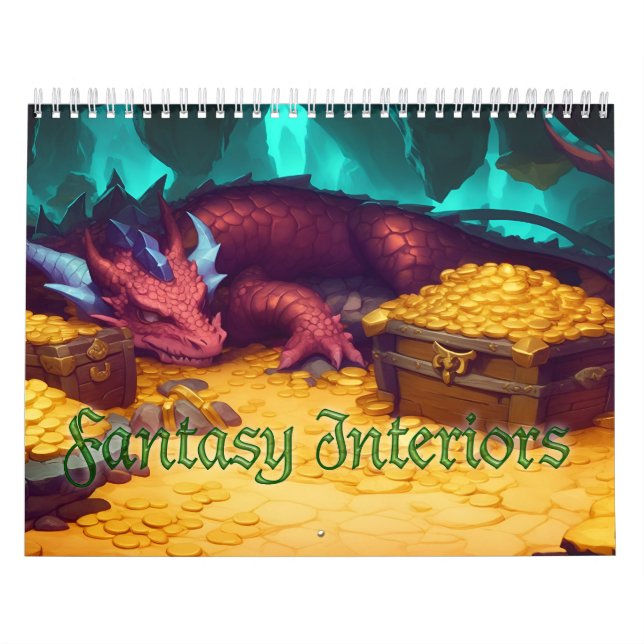 Fantasy Interieur Kalender (Titelbild)