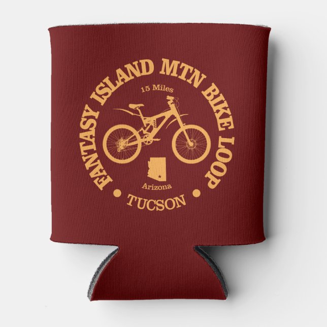 Fantasy Island MTB Loop (Radfahren) Dosenkühler (Vorderseite)