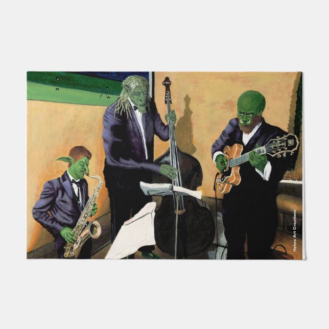 Fantasy Jazz Blues Musical Musik Doormat Fußmatte (Vorderseite)