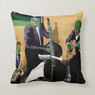 Fantasy Jazz Blues Musicians Art Theke Kissen