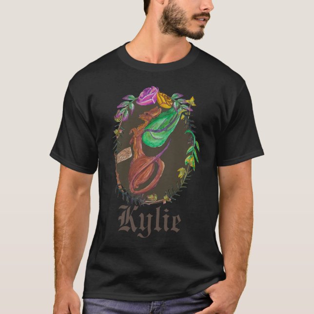 Fantasy kale kangaroo - niedliches Känguru T-Shirt (Vorderseite)