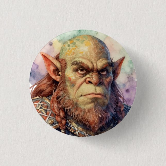 Fantasy Krieger: Dagar Button (Vorderseite)