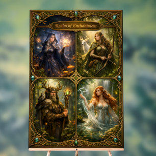 Fantasy-Kunstposter Acrylschild