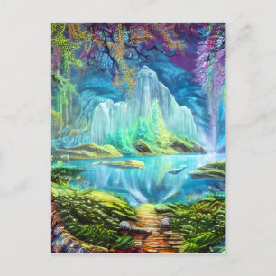 Fantasy Lake Postkarte