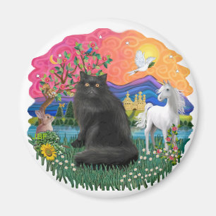 Fantasy Land (ff) - Perserkatze (schwarz) Magnet