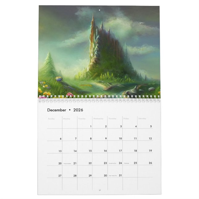 Fantasy Land Kalender (Dez 2026)