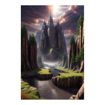 Fantasy Landscape Poster