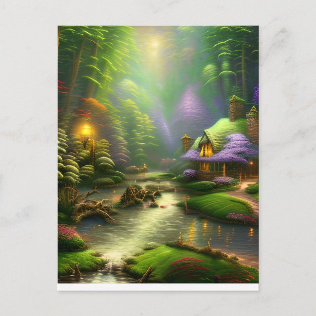 Fantasy Landscape Postkarte (Vorderseite)