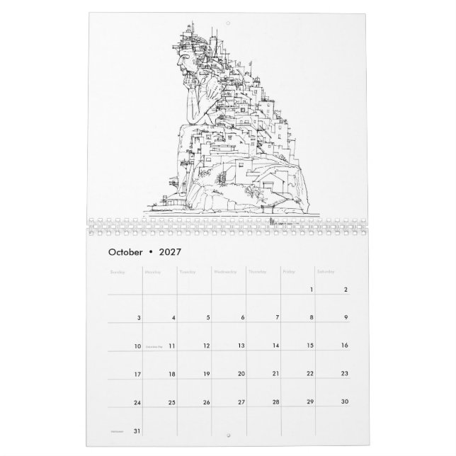 Fantasy-Landschaften Kalender (Okt 2027)