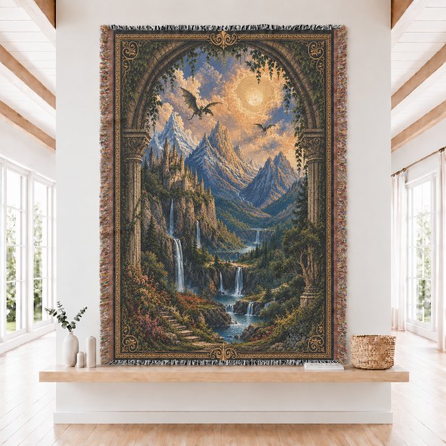 Fantasy-Leser-Geschenk Gewebte Wurfdecke  Decke (Von Creator hochgeladen)