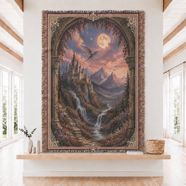 Fantasy-Leser-Geschenk Gewebte Wurfdecke  Decke (Von Creator hochgeladen)
