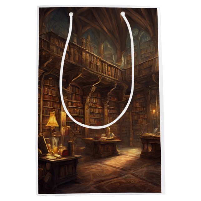 Fantasy Library Mittlere Geschenktüte (Vorderseite)