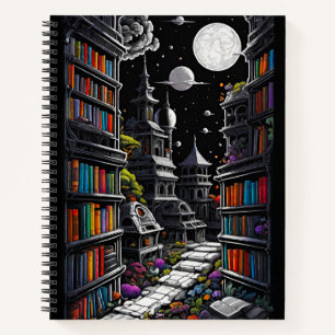 Fantasy Library Notizbuch
