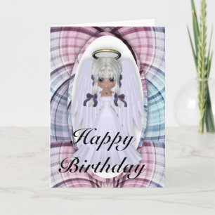 Fantasy Little Angel Happy Birthday Grußkarte Karte