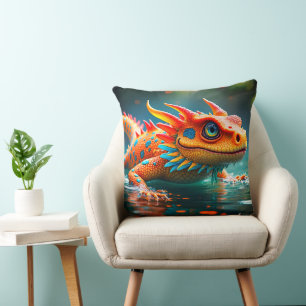 Fantasy Lizard Kissen